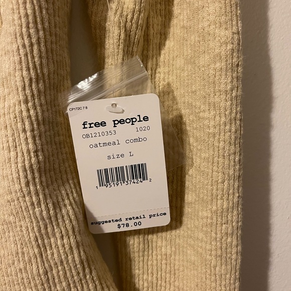 Free People Henley with Embroidery Detail - Picture 4 of 4